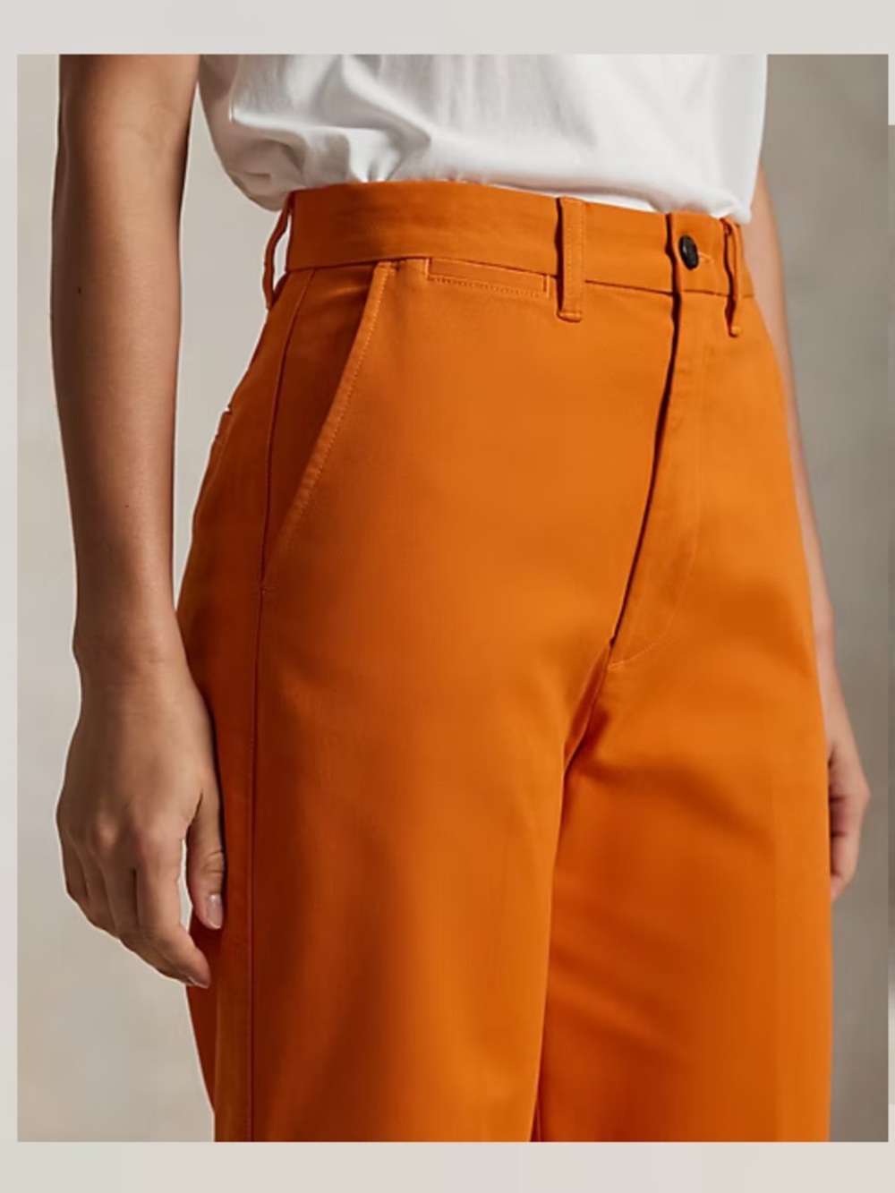Polo Ralph Lauren Wide Leg Chino - Picture 4 of 13